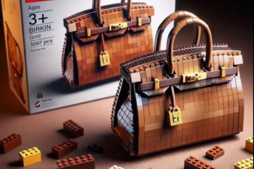Viral Tas Hermes Birkin dan Kelly Terbuat dari Lego! : Okezone Lifestyle
